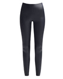 Commando Faux Leather Crocodile Print Leggings in Black