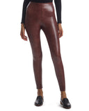Commando Faux Leather Leggings in Brown Croc