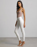 Commando Faux Leather Leggings in White