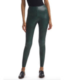 Commando Faux Leather Leggings in Green Croc