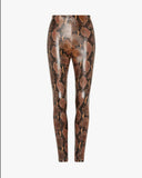 Commando Faux Leather Leggings in Tawny Python