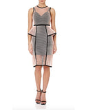 Forever Unique Lourdes Mesh Peplum Dress