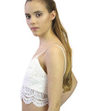 J J Studio Lucia Cream Crop Top