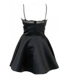 Jones And Jones Saskia Black Slip Dress