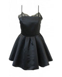 Jones And Jones Saskia Black Slip Dress