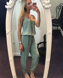 N and Willow Khaki Jumpsuit