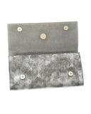 Leatherock Teju Clutch In Silver