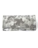 Leatherock Teju Clutch In Silver