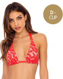 Luli Fama Corazon de Seda Triangle Halter Top