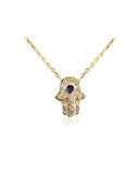 Penny Levi Gold Pave Hamsa Pendant