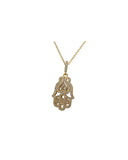 Penny Levi Large Gold Pave Hamsa Pendant