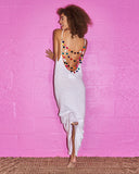 Pitusa Pom Pom Necklace Dress