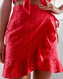 Runaway Moments Wrap Skirt