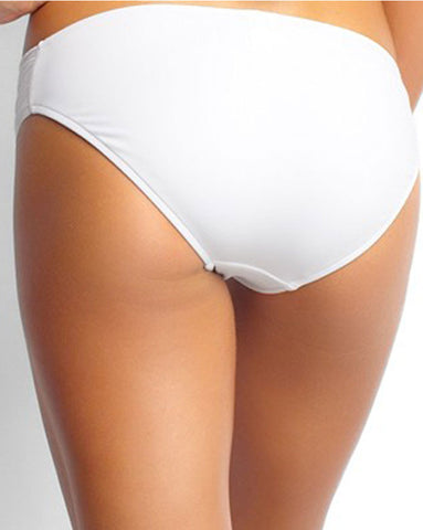 Seafolly White Pleated Hipster Pant