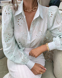 Seven Wonders Knowles Blouse in Mint Green