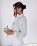 Seven Wonders Knowles Blouse in Mint Green