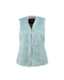 Unreal Fur Ill Take You Vest in Aqua