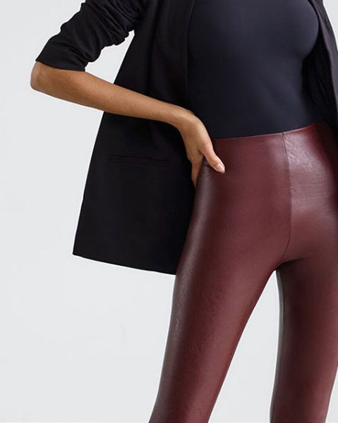 Commando Faux Leather Leggings in Oxblood Commando My Violet Hill