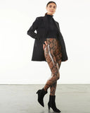 Commando Faux Leather Leggings in Tawny Python