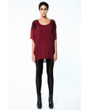 Prey of London Embellished Feather Oversized Top