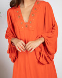 Sundress Augustine Dress in Orange